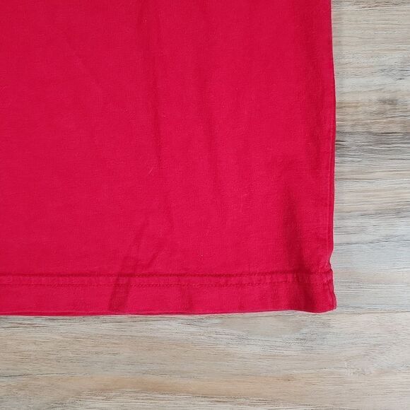 🧡Unisex Bundle of 2 Plain T-shirts; Red Medium & Green Large - Picture 13 of 14